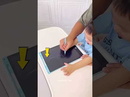 لوح كتابة LCD مقاس 11 بوصة للأطفال والطلاب | لوح رسم إلكتروني قابل للمسح مزود بشاشة ملونة لحماية العين